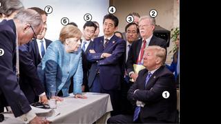 Cumbre del G7: La emblemática foto que resume la tensión entre Estados Unidos y sus aliados [VIDEO]