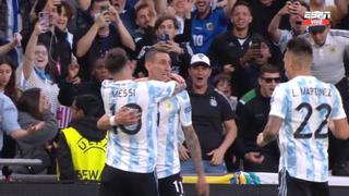 Argentina vs. Italia: Ángel Di María superó a Donnarumma  y marcó el 2-0 de la ‘albiceleste’ [VIDEO]