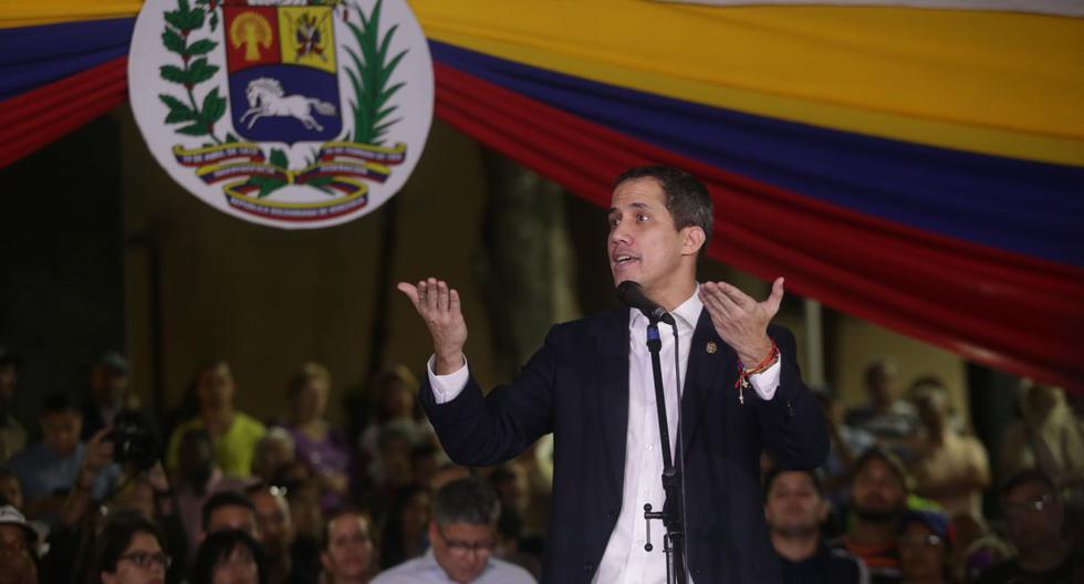 Juan Guaidó dio un mitin en la Plaza Bolívar tras su llegada a Venezuela. En esta pidió ayuda de la ciudadanía. (AFP).