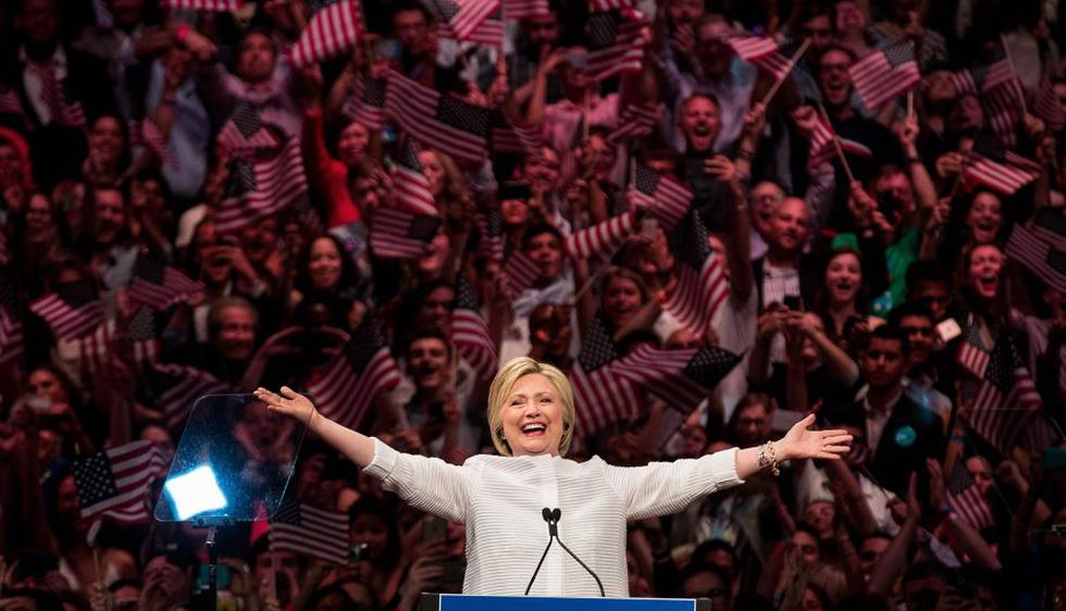 EEUU: Hillary Clinton celebra ser la primera mujer candidata demócrata a la presidencia. (EFE)