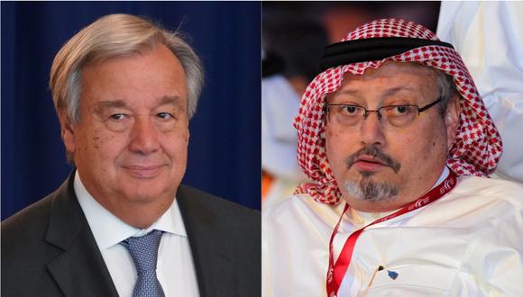 Guterres se había limitado hasta ahora a reclamar la "verdad" sobre la suerte del periodista saudí. | Foto: AFP / EFE