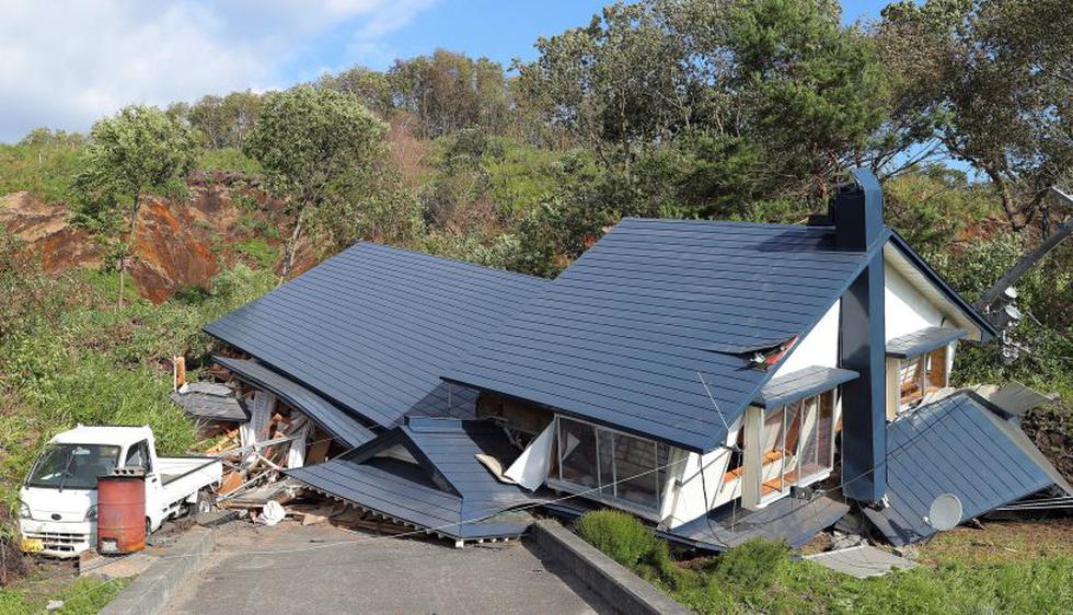Terremoto en Japón generó pánico en la población y provocó graves daños en la localidad de Hokkaido. | Foto: EFE