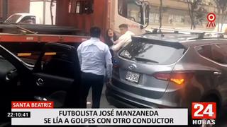 Futbolista de Alianza Lima se agarró a golpes con conductor tras choque vehicular