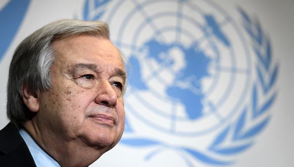 El portugués António Guterres, secretario de la ONU, expresó su preocupación los los incendios en la Amazonía. (Foto: AFP)