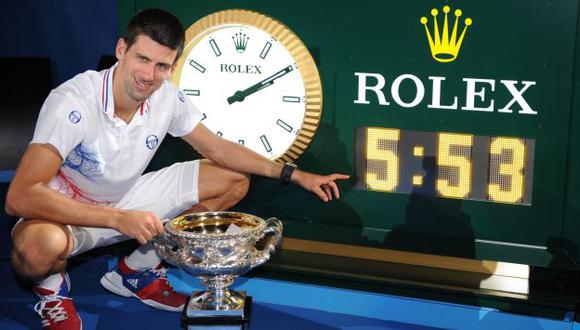 Djokovic aseguró que se siente fuerte y motivado para ganar más trofeos. (AP)