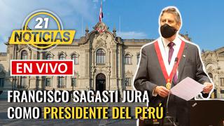 Francisco Sagasti asume como Presidente del Perú