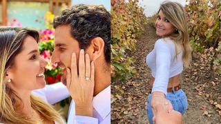 Alexandra Hörler reveló en Instagram que su novio odontólogo le propuso matrimonio