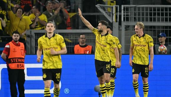 Borussia Dortmund vence al PSG. (Foto: INA FASSBENDER / AFP)