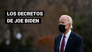 Joe Biden: presidente de los Estados Unidos firma decretos en tiempo récord