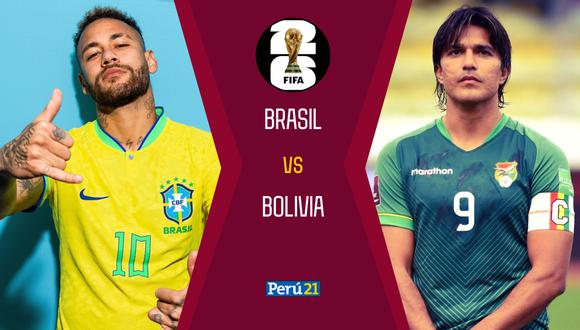 Brasil y Bolivia debutarán en las Eliminatorias esta noche (Fotos: Neymar y Martins).