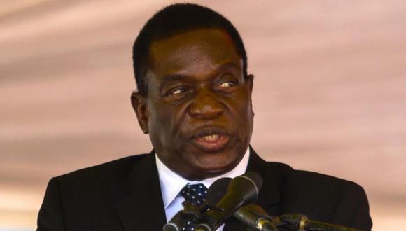 El presidente de Zimbabue, Emmerson Mnangagwa. (Foto: AFP)