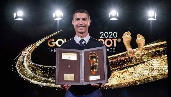 Cristiano Ronaldo recibió el Golden Foot 2020. (Foto: @Cristiano)