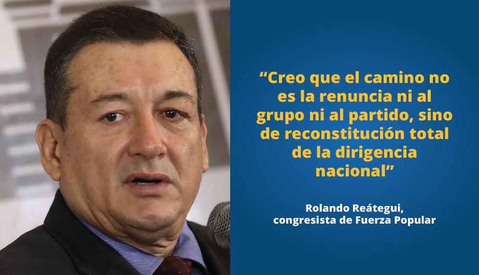 Rolando Reátegui dijo que se vio en la necesidad de decir toda mi verdad sobre Fuerza popular ante la Fiscalía.