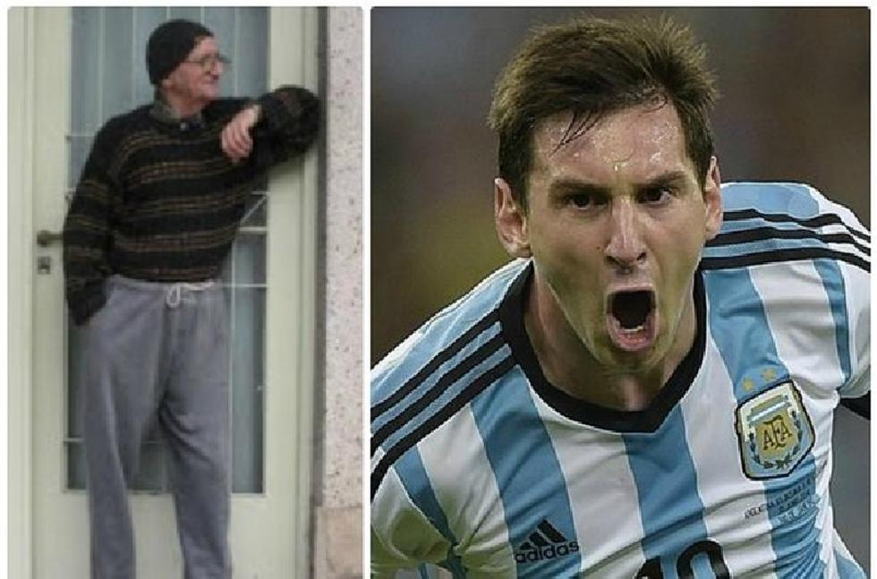 Antonio Cuccitini, el abuelo materno de Lionel Messi, es su peor crítico de fútbol. Opina que su nieto ya no es el mismo de antes. “Soy sincero y no me gusta la fanfarronería. Lo veo medio flojo, no corre como años atrás”. (Internet)