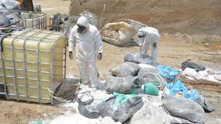 PRONABI culmina el año nautralizando casi 300 toneladas de insumos químicos decomisados al tráfico de drogas