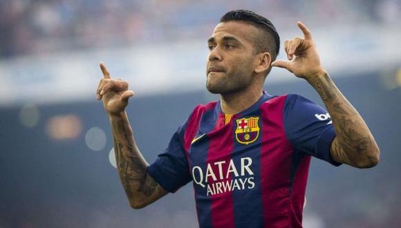 Dani Alves dirigió un mensaje a todos los hinchas del Barcelona. (Getty Images)