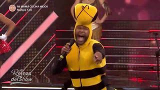 Reinas del show: ‘Giselo’ ingresa con traje de abeja y Gisela Valcárcel hace divertido comentario