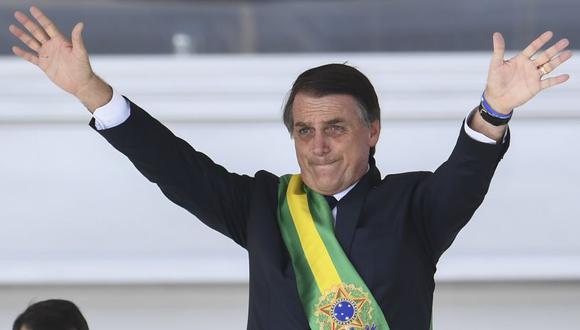 El ex militar de 63 años, Jair Bolsonaro, inició su mandato el primer día del 2019 en Brasil. (Foto: AFP).