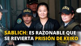Erick Sablich: Es razonable que se revierta prisión de Keiko [VIDEO]
