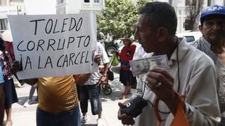 Alejandro Toledo: Manifestantes exigen que le caiga todo el peso de la ley