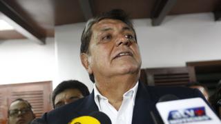Alan García pide que se publiquen nombres de sospechosos de recibir coimas de Odebrecht