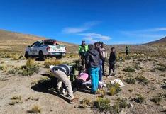 Arequipa: Despiste y volcadura de auto deja como fallecidos a una madre y un bebé de dos meses