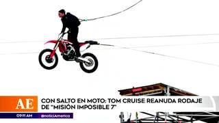 Filtran escena de Tom Cruise realizando impactante salto para “Misión imposible 7”
