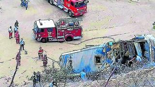 Repatrian cuerpos de los siete hinchas de Barcelona de Ecuador que fallecieron en accidente de bus