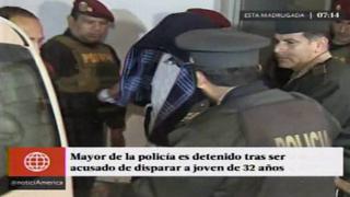Los Olivos: Mayor de la Policía fue detenido tras disparar a hombre que jugaba básquet [Video]