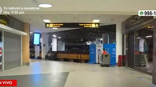 Patio de comidas y negocios dentro del aeropuerto Jorge Chávez permanecen cerrados [VIDEO]