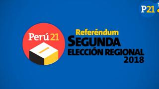 Referéndum y Segunda Elección Regional 2018