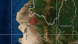 Sismo de magnitud 4 se reportó en Piura, señala IGP