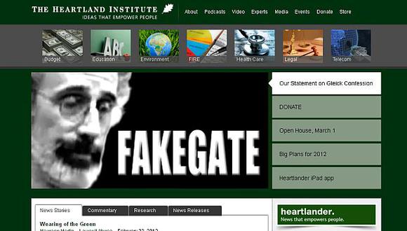 Heartland Institute negó las acusaciones, pero los documentos son irrefutables. (Internet)