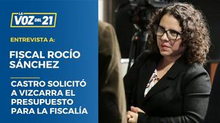 Habla Fiscal Rocío Sánchez sobre reunión con Martín Vizcarra