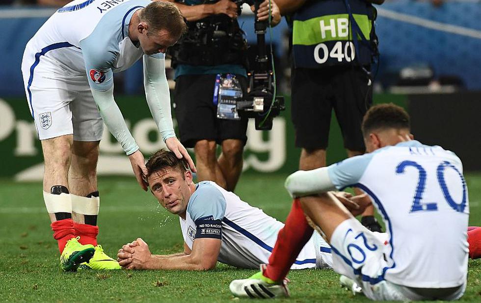 Inglaterra perdió 2-1 ante Islandia y fue eliminada de la Eurocopa 2016. (AFP)