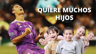 ¿Te imaginas cuántos hijos desea Cristiano Ronaldo?