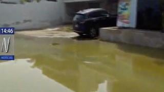 Trujillo: Colapso de desagüe afecta a vecinos de Huanchaco [VIDEO]
