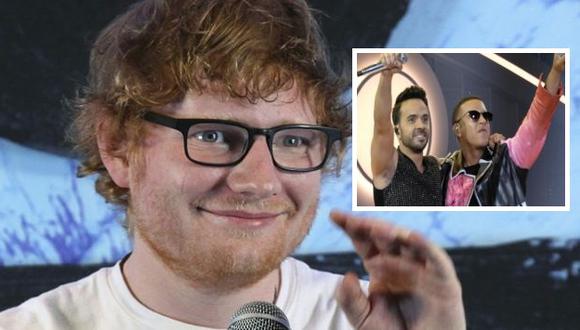 Ed Sheeran se quedó con ganas de cantar 'Despacito' en español con Luis Fonsi y Daddy Yankee. (AP/EFE)