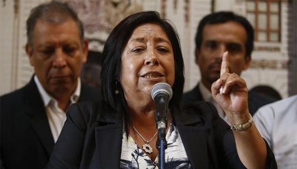 María Elena Foronda podría ser sancionada por el Pleno del Congreso. (Foto: Agencia Andina)