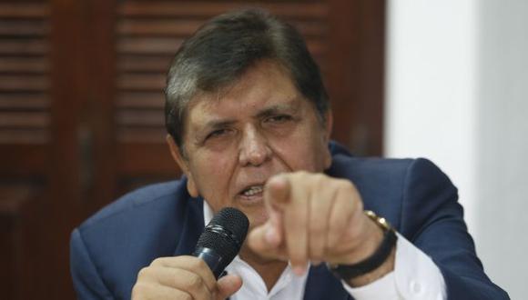 Alan García tuvo duras palabras contra sus detractores. (Perú21)