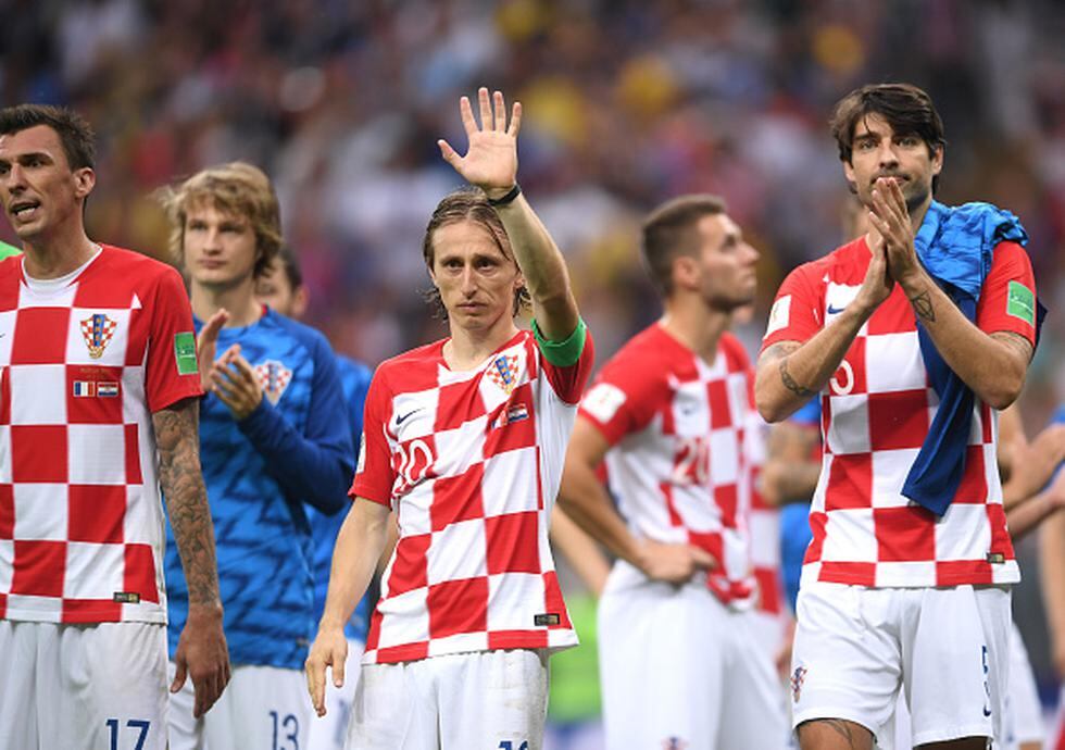 Con Modric en cancha, Croacia cayó 4-2 ante Francia en la final de la Copa Mundial de la FIFA Rusia 2018. (GETTY)