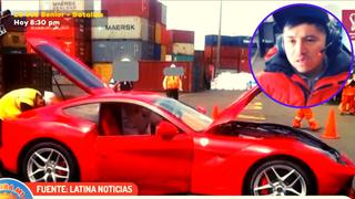 Gerald Oropeza solicita al Poder Judicial que le devuelvan un auto Ferrari