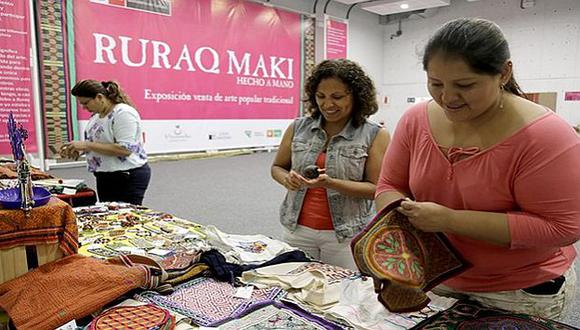 Artesanía de Cantagallo supera en ventas en la feria “Ruraq maki, hecho a mano”. (Mincetur)