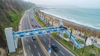 Costa Verde: entregan segundo puente peatonal inclusivo con ascensores en Miraflores