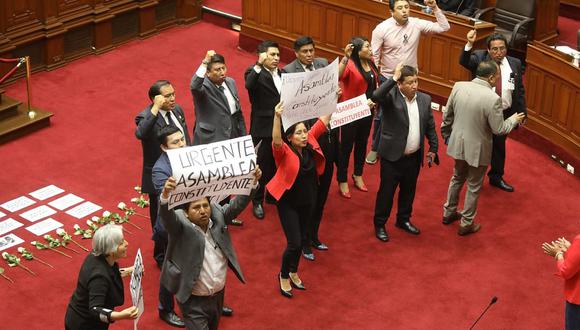 Asamblea Constituyente fue el reclamo de Perú Libre en la votación. (foto: GEC)