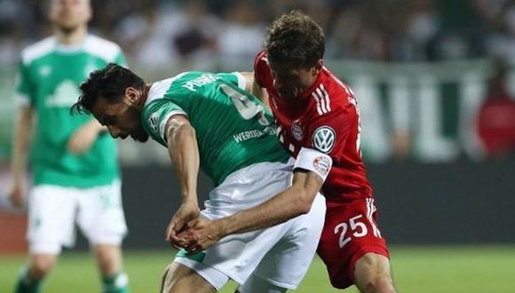 Bayern Múnich vs. Werder Bremen: chocan por la jornada 32 de la Bundesliga. (Foto: AFP)