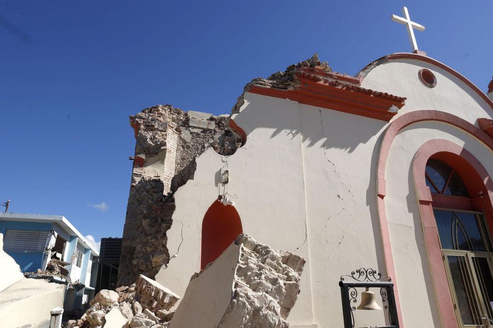 Terremoto en Puerto Rico destruye una histórica iglesia de 184. (EFE)