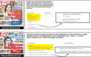 ‘Franela’ y facturas: Diario Uno cobró 105 mil soles por publicidad estatal