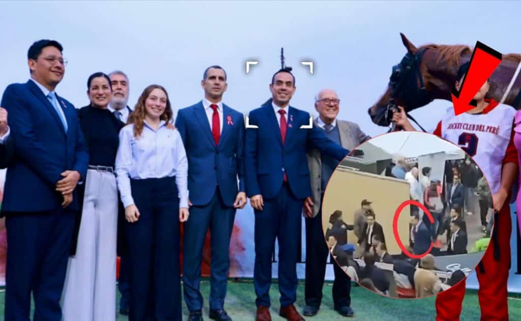 José Jerí es pifiado en el hipódromo.