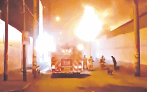 Incendio consumió planta de GLP